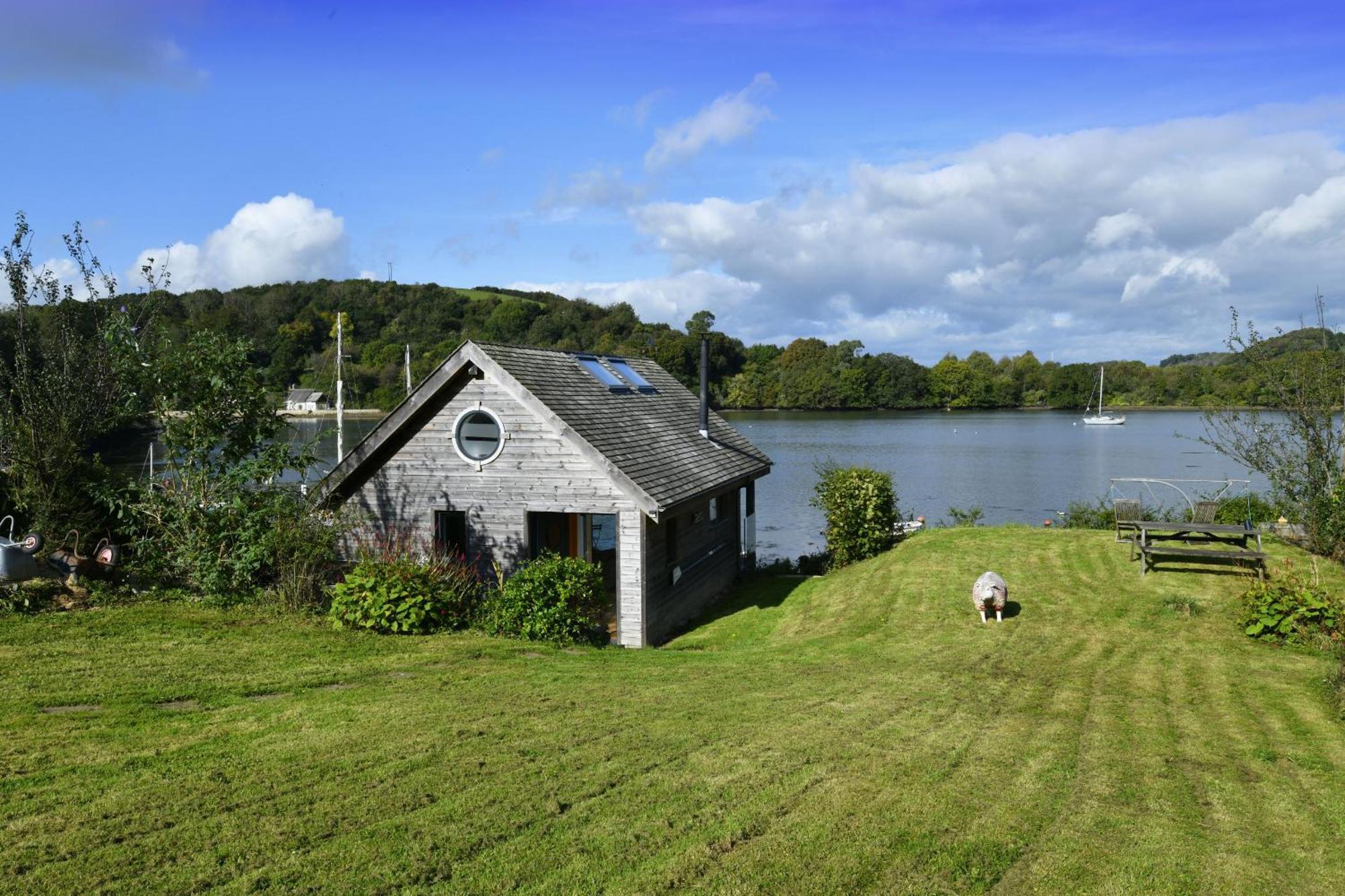 Water Edge House & Boathouse - With Swimming Pool Villa Dittisham Luaran gambar