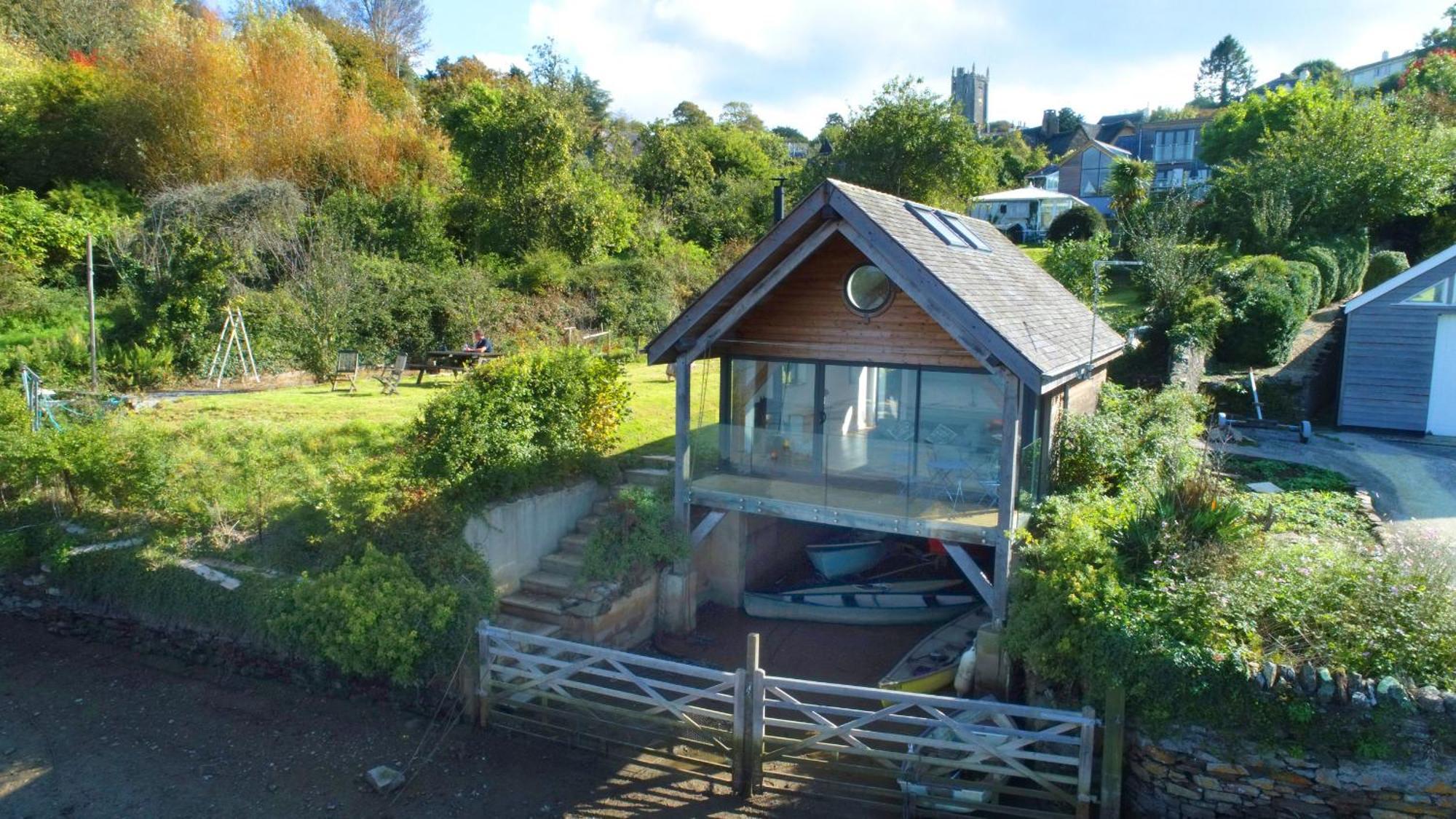 Water Edge House & Boathouse - With Swimming Pool Villa Dittisham Luaran gambar