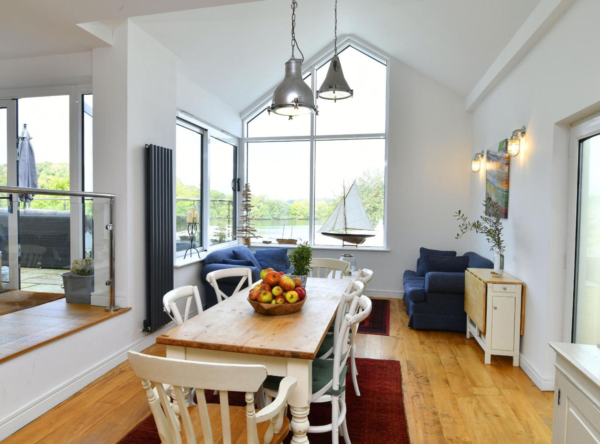 Water Edge House & Boathouse - With Swimming Pool Villa Dittisham Luaran gambar